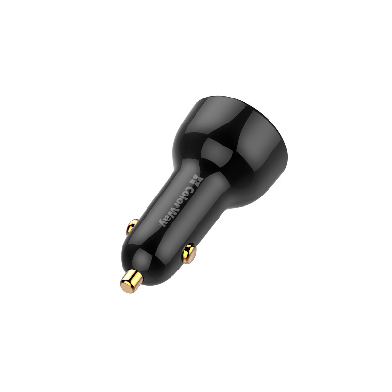 Авто зарядний пристрій Colorway Power Delivery PPS USB (USB-A + USB-C) (100W) Black
