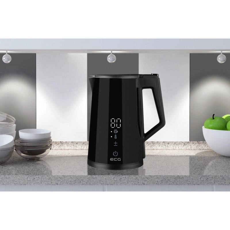 Електрочайник ECG RK 1893 Digitouch Black