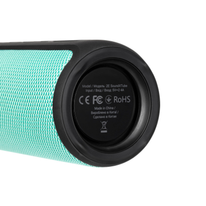 Акустична система 2E SoundXTube TWS, MP3, Wireless, Waterproof Turquoise 2E-BSSXTWTQ