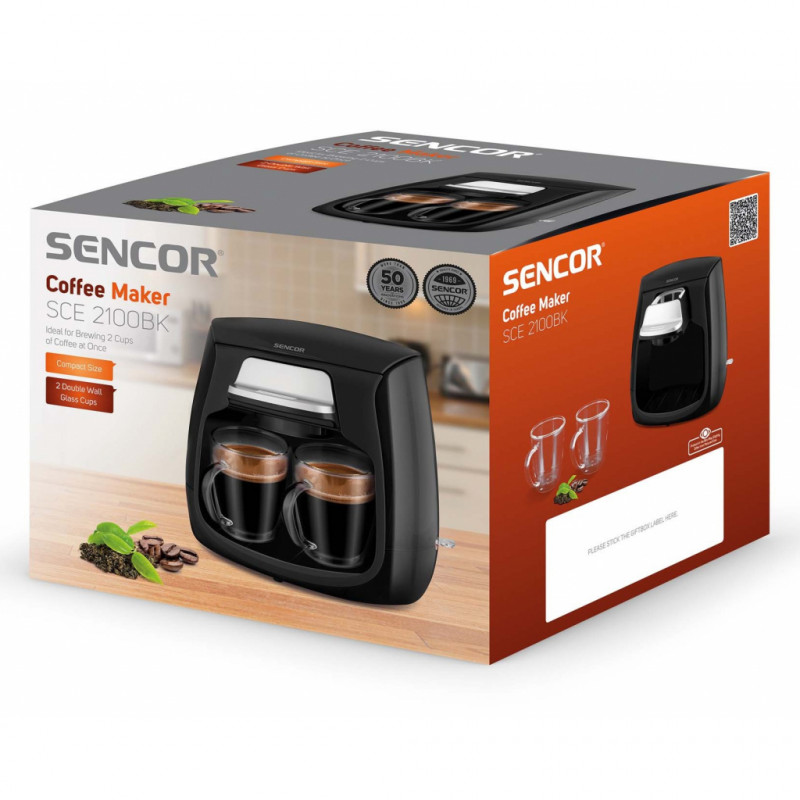 Кавоварка SENCOR SCE 2100BK