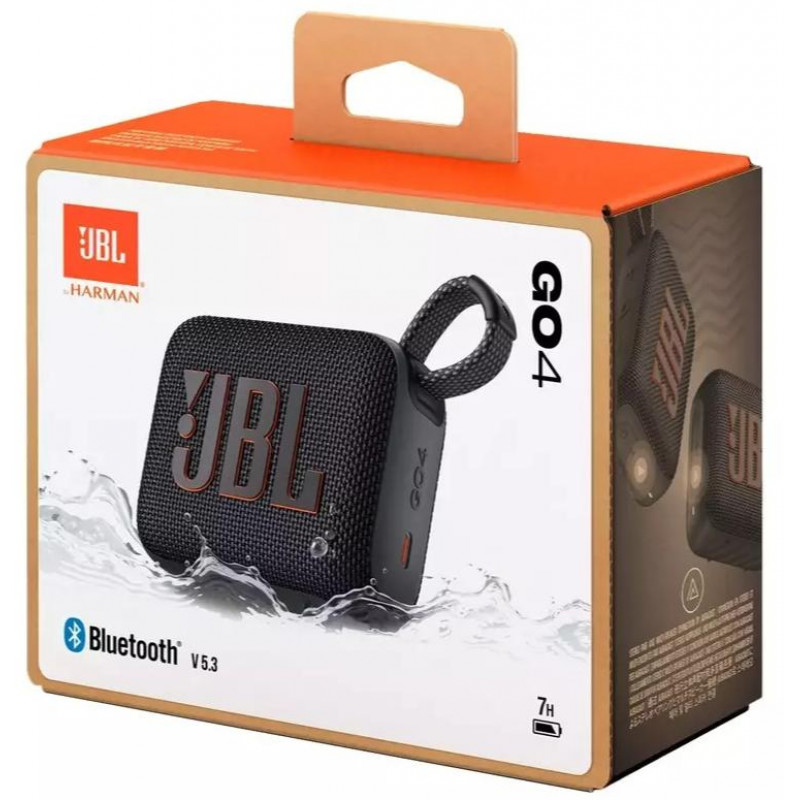 Портативна акустика JBL Go 4 Чорний (JBLGO4BLK)