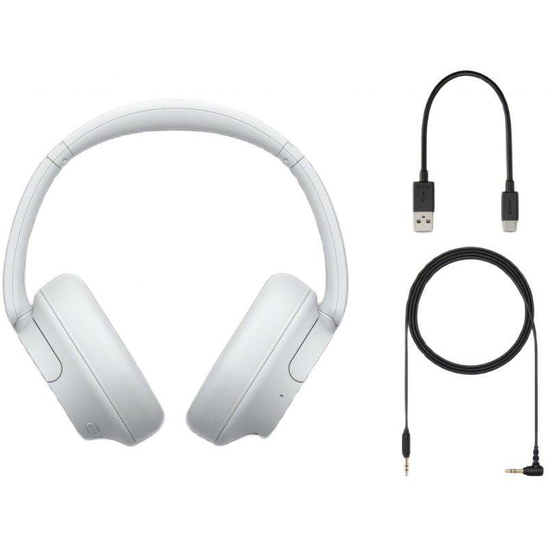 Навушники Sony Over-ear WH-CH720N BT 5.2, ANC, SBC, AAC, Wireless, Mic, Білий