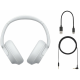 Навушники Sony Over-ear WH-CH720N BT 5.2, ANC, SBC, AAC, Wireless, Mic, Білий