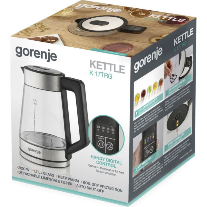Електрочайник Gorenje K17TRG