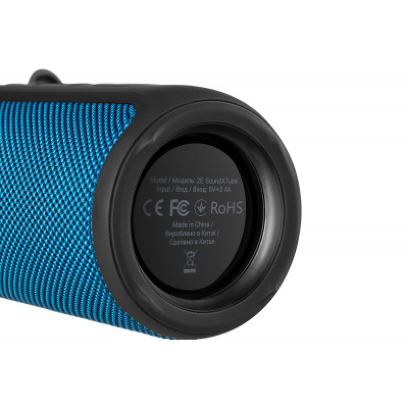 Акустична система 2E SoundXTube TWS, MP3, Wireless, Waterproof Blue 2E-BSSXTWBL