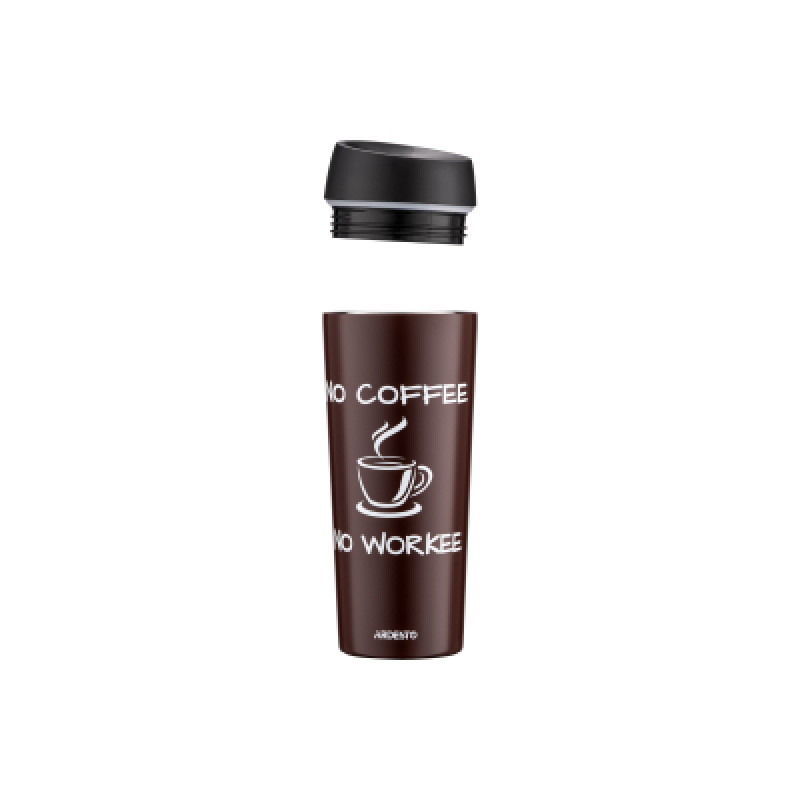Термокухоль Ardesto Coffee Time, 450мл,коричневий AR2645CB