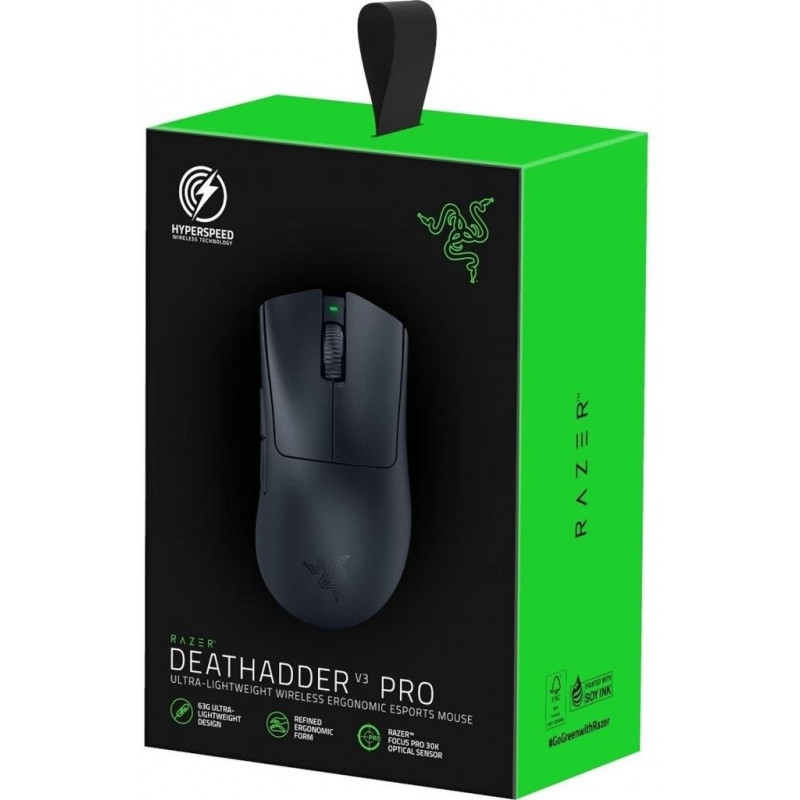 Миша Razer Deathadder V3 Pro, USB-A/WL/BT, чорний RZ01-04630100-R3G1
