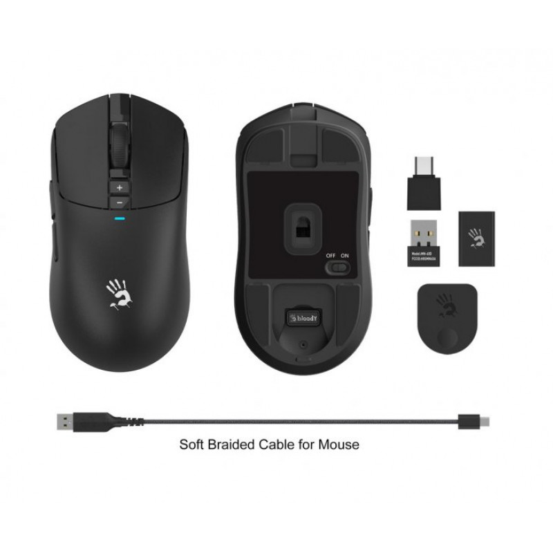 Миша ігрова бездротова Bloody R72 Pro (Black)