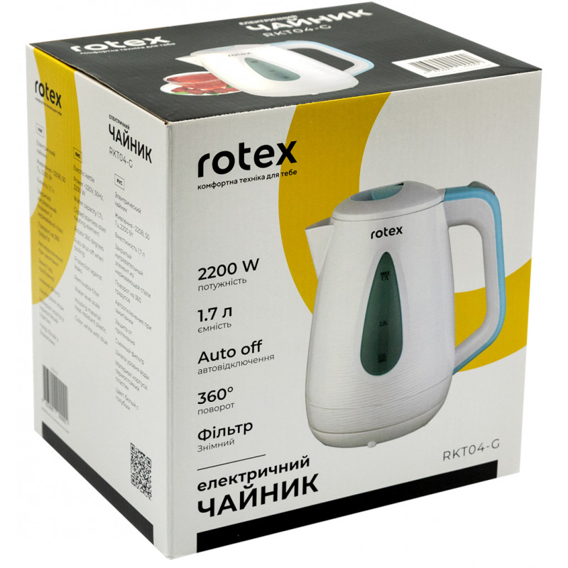 Електрочайник Rotex RKT04-G
