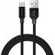 Кабель Colorway USB - MicroUSB 2.4А 2м Black (CW-CBUM009-BK)
