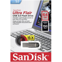 Флешка SanDisk USB 3.0 Ultra Flair 64Gb
