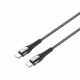 Кабель Colorway Type-C - Type-C (PD Fast Charging 65W) 3.0А 1м (CW-CBPDCC040-GR)