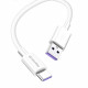 Кабель Colorway USB - Type-C (Fast Charging) 5.0А 1м White (CW-CBUC019-WH)