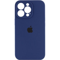 Чохол Silicone Full case with Camera Protection для iPhone 13 Pro Max Navy blue