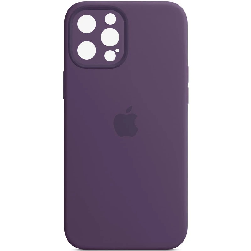 Чохол Silicone Full case with Camera Protection для iPhone 12 Pro Max Elegant purple