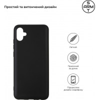 Панель ArmorStandart Matte Slim Fit для Samsung A04e / M04 / F04 Black (ARM65139)