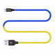 Кабель Colorway USB - MicroUSB (national) 2.4А 1м (CW-CBUM052-BLY)