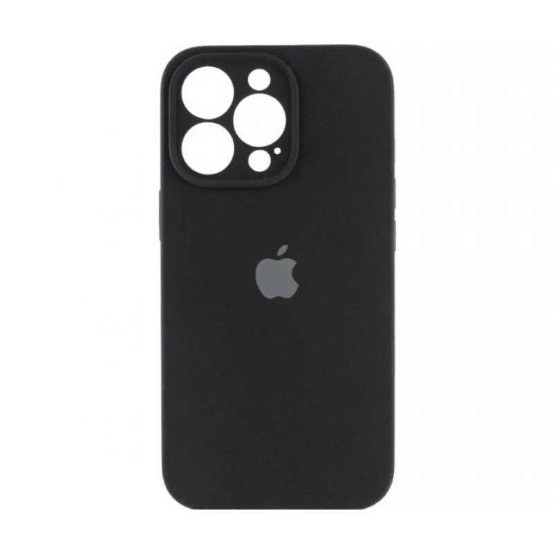 Чохол Silicone Full case with Camera Protection для iPhone 14 Pro Black