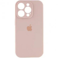 Чохол Silicone Full case with Camera Protection для iPhone 14 Pro Pink sand