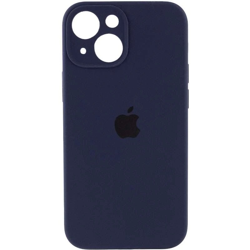 Чохол Silicone Full case with Camera Protection для iPhone 14 Midnight blue