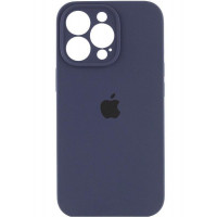 Чохол Silicone Full case with Camera Protection для iPhone 13 Pro Max Midnight blue