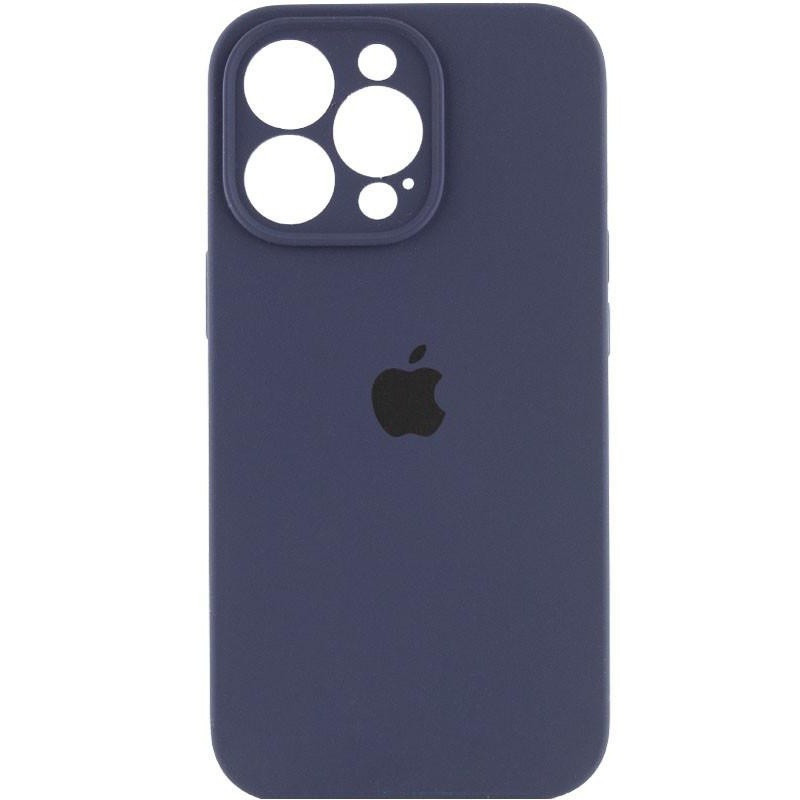 Чохол Silicone Full case with Camera Protection для iPhone 13 Pro Max Midnight blue