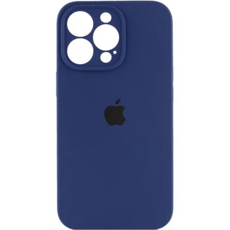 Чохол Silicone Full case with Camera Protection для iPhone 14 Pro Midnight blue