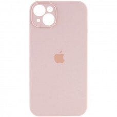 Чохол Silicone Full case with Camera Protection для iPhone 15 Light pink