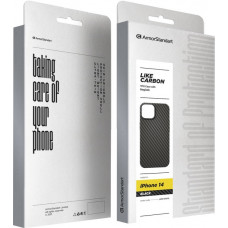 Панель ArmorStandart LikeCarbon MagCase для Apple iPhone 14 Black (ARM66363)
