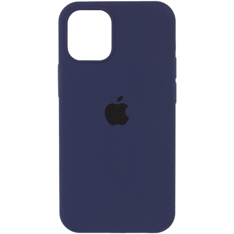 Чохол Silicone Case Full Protection для iPhone 15 Pro Max Navy blue
