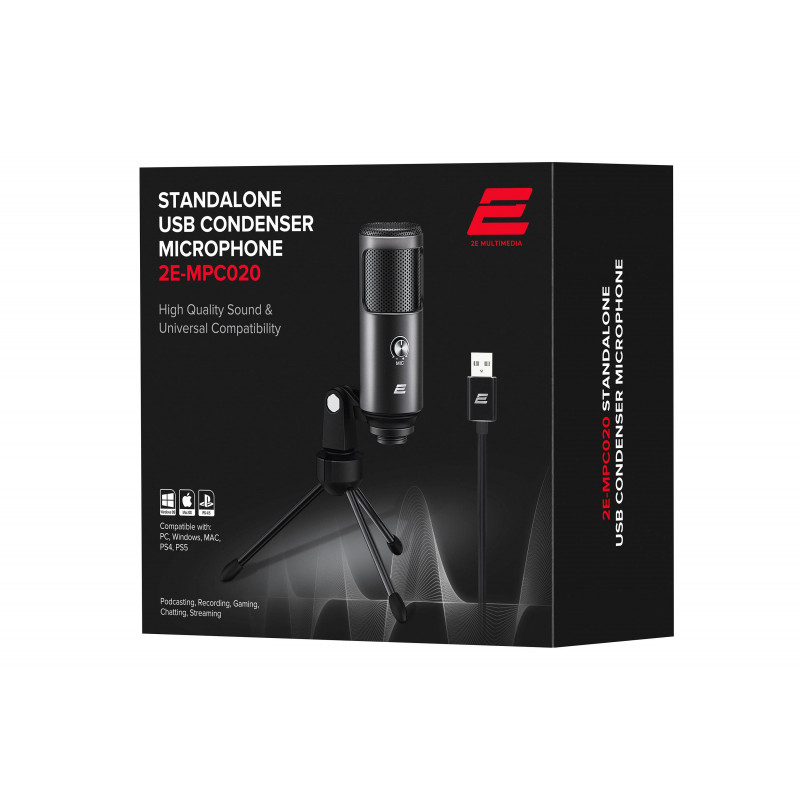 Мікрофон 2Е MPC020 Streaming KIT USB