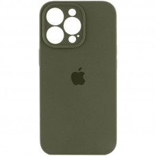 Чохол Silicone Full case with Camera Protection для iPhone 14 Pro Max Army green