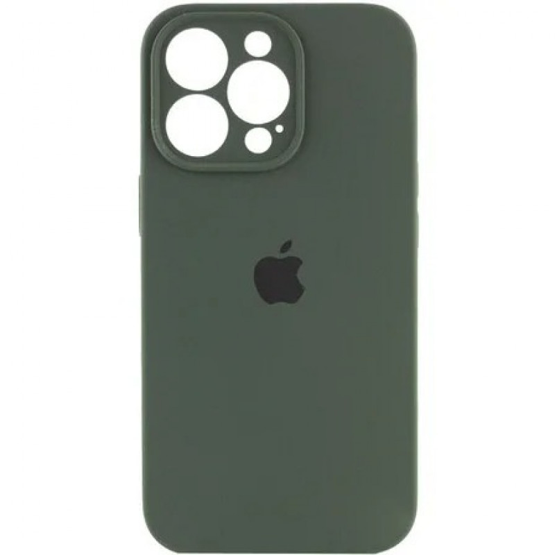 Чохол Silicone Full case with Camera Protection для iPhone 14 Pro Army green