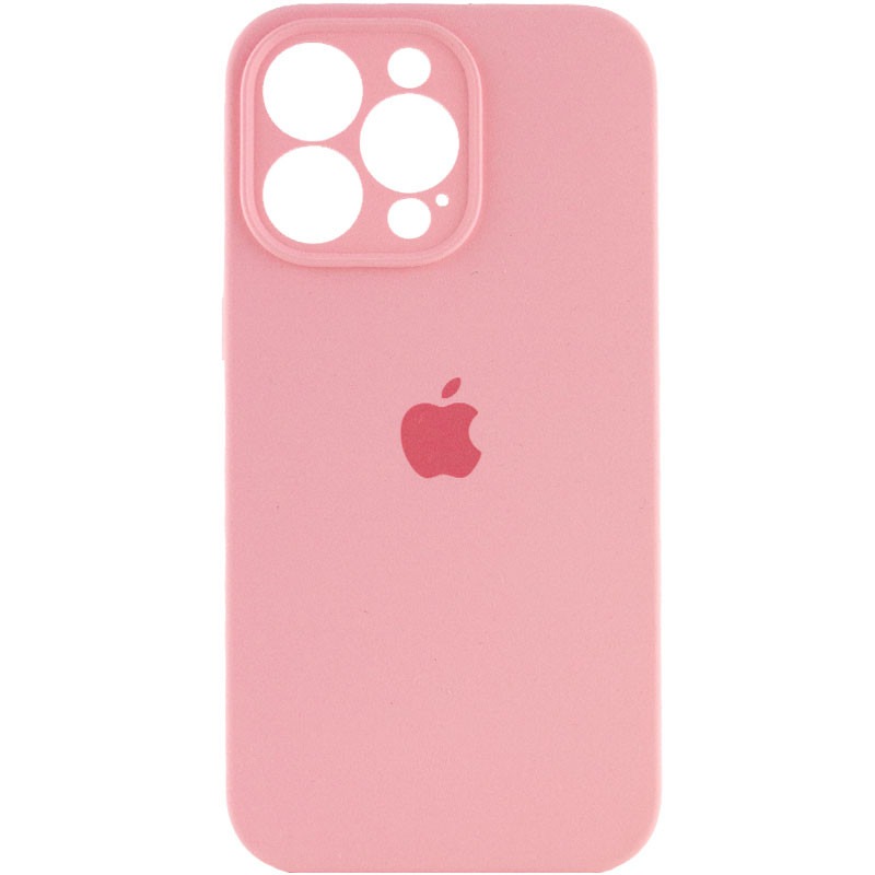 Чохол Silicone Full case with Camera Protection для iPhone 14 Pro Max Light pink