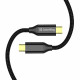 Кабель Colorway Type-C - Type-C USB3.2 (20Gbps 4K PD100W) Gen2 5А 1м чорний
