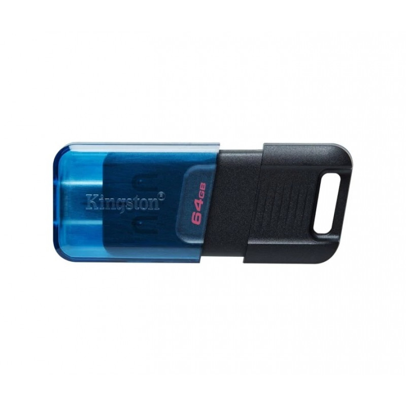 Флешка Kingston USB 3.2 DT 80M 64GB Type-C Black/Blue