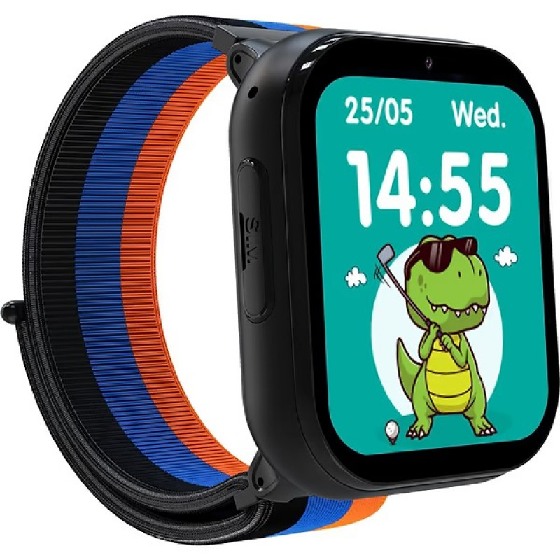 Дитячий смарт годинник Gelius GP-PK008 (Rainbow) з GPS/4G Black