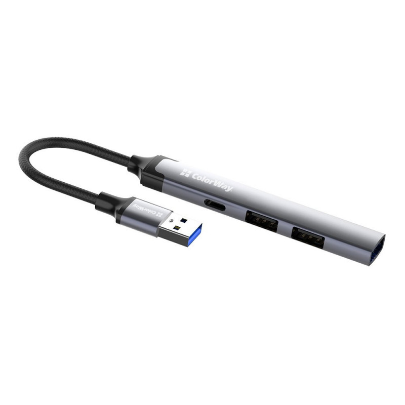 USB хаб СolorWay USB-A 4-в-1 USB2.0х3/USB3.0