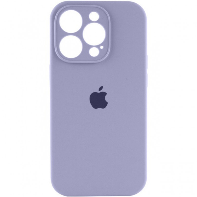 Чохол Silicone Full case with Camera Protection для iPhone 13 Pro Lavender grey