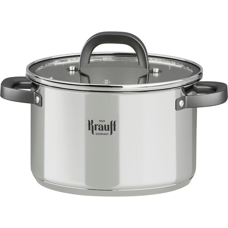 Каструля Krauff Prime Chef зі скляною кришкою 2.9 л 18 см (26-303-008)