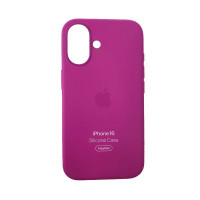 Чохол Avantis Silicone case with Magnetic Ring для iPhone 16 Fuchsia