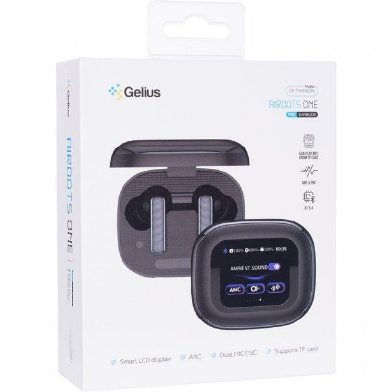 Навушники Gelius Airdots One ANC/ENC GP-TWS003X Black