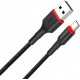 Кабель Colorway USB - Type-C (PVC - red head) 2.4А 1м CW-CBUC064-BK