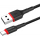 Кабель Colorway USB - Type-C (PVC - red head) 2.4А 1м CW-CBUC064-BK