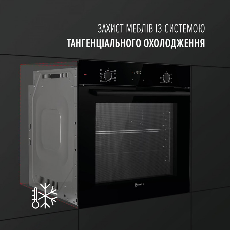 Духова шафа Perfelli PERLA 6D8I NERO