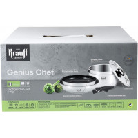 Набір посуду Krauff Genius Chef 6 пр. (26-303-016) з'ємна ручка, ун.кришка