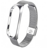 Ремiнь Xiaomi miband 3 Milanese Silver