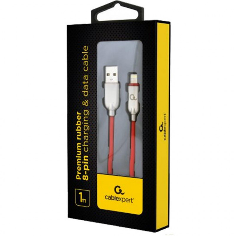 Кабель Cablexpert CC-USB2R-AMLM-1M-R Lightning