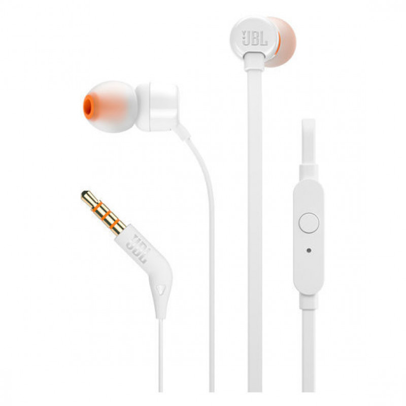 Навушники JBL T110 White (JBLT110WHTE)