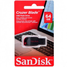 Флешка SanDisk Cruzer Blade 64Gb Black/Red